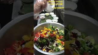 How to make lebanese fattoush recipe by chef manzoor🤔🤔👍 [upl. by Isnam460]