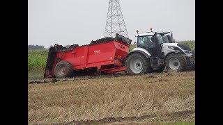 Extremalne rozrzucanie obornika 2017 valtrajcbdeutz fahr [upl. by Animaj]