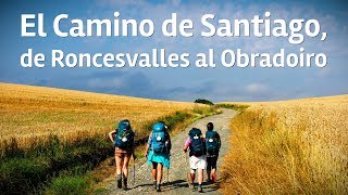 El CAMINO de Santiago en BICICLETA de Roncesvalles al Obradoiro [upl. by Einamrej]