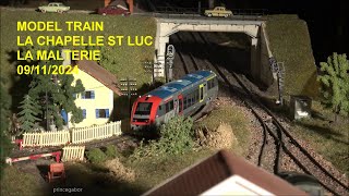 MODEL TRAINS  LA MALTERIE  LA CHAPELLE ST LUC  AUBE  FRANCE [upl. by Cleave576]