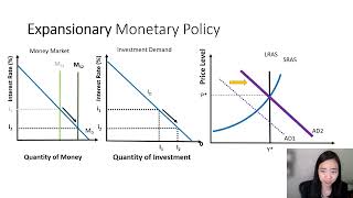 Expansionary amp Contractionary Monetary Policies Graphical Analysis [upl. by Yadsnil]