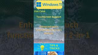 Touchscreen Support in Windows 11 Windows11 Windows11Features paddyMaddy TouchscreenSupport [upl. by Irami]