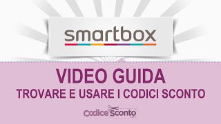 Video Guida per usare i codici sconto Smartbox [upl. by Aisnetroh]