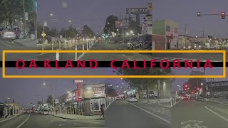 Oakland Californias International Blvd Corridor After Dark East Oakland oaklandcalifornia [upl. by Eenaj]