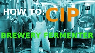 CIP BEER FERMENTER How To MICROBREWERY [upl. by Lorou358]