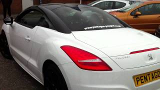 PEUGEOT RCZ 20 HDI GT 2DR COUPE OPAL WHITE [upl. by Linc938]