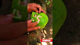 Pomelo Cutting Skill😋😄tips viral shot trendingshorts tricks recipeart artwork [upl. by Nwahsram]