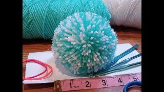 4inch pompom using folded paper [upl. by Malin]