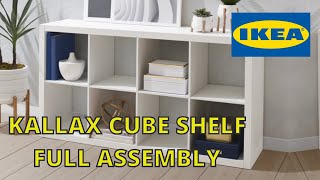 How to Assemble an Ikea Kallax Cube Shelf  Great Beginner Project [upl. by Ameline]