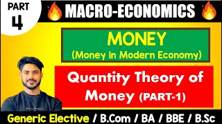 Quantity Theory of Money  Money in modern economy  Macroeconomics for GE BA Bcom Bsc [upl. by Le]