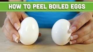 How To Peel Boiled Eggs  Mind Over Munch Tips Tricks and Tutorials [upl. by Kipton49]