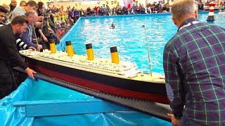 HUGE MONSTER RC SHIP  FULL DETAILED RC BOAT TITANIC  INTERMODELLBAU DORTMUND  MS TITANIC [upl. by Pond]