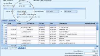 17  AutoCount Bank Reconciliation [upl. by Latton46]