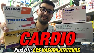 les médicaments en cardiologie  quels sont les vasodilatateurs pour vendeurs en pharmacie Algerie [upl. by Soneson]