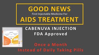 HIVAIDS Treatment CABENUVA Injection Brings Good Hopes  Effective Cure Still Being Awaited [upl. by Rasmussen]