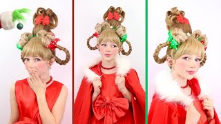 How To Get The Perfect Cindy Lou Who Hairstyle For Christmas 2023 [upl. by Eimrots]