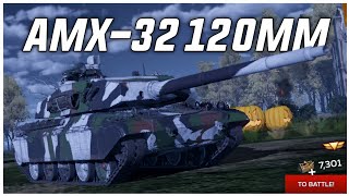 AMX32 with 120mm caliber cannon  War Thunder Mobile [upl. by Herta]