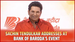 Live  Bank of Baroda announces Sachin Tendulkar as Global Brand Ambassador of BoB  Mumbai [upl. by Atnom]