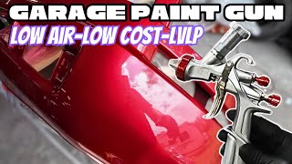 DIY BUDGET AUTOMOTIVE PAINT GUN for SMALL COMPRESSORS [upl. by Kitrak147]