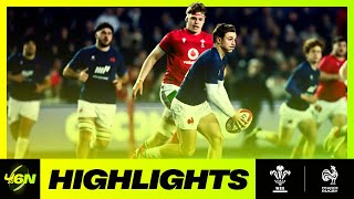 2024 U6N20  HIGHLIGHTS  WALES V FRANCE [upl. by Stutzman]