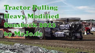 Heavy Modified Tractor Pulling Sonsbeck 2023 by MrJo [upl. by Lorac309]