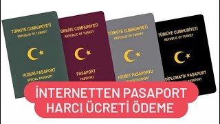 Pasaport Harcı Yatırma  İnternetten Pasaport Harcı Ücreti Ödeme [upl. by Aimehs]