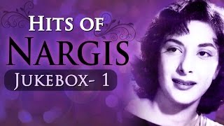 Nargis Dutt Top Songs Collection in Bollywood HD  Best Of Nargis Hits JUKEBOX  Old Is Gold [upl. by Graniah]