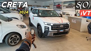 Hyundai CRETA S Optional iVT 2024 ❣️मात्र ₹1432 लाख में Hyundai CRETA का Features Loaded Variant 😍 [upl. by Keare]