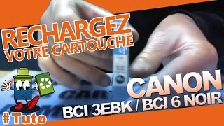 BCI 3ebk ou BCI 6 CANON Recharger les facilement [upl. by Giark35]