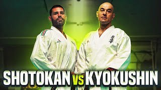 KARATE A CONFRONTO  Kyokushin vs shotokan sportivo [upl. by Eednam]