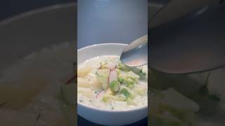 Russian Cold Soup Okroshka shorts asmr [upl. by Amaryl249]