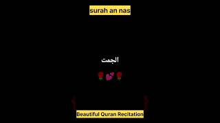 surah an nas 💖 beautiful Quran recitation by mishary Rashid alafasy [upl. by Anaihs]