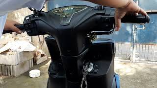 Mio Gravis electric push start problem [upl. by Duong]