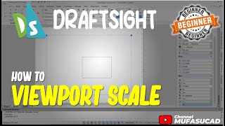 Draftsight How To Viewport Scale [upl. by Bob]