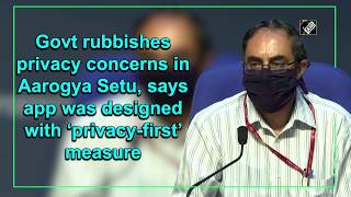 Govt rubbishes privacy concerns in Aarogya Setu says app was designed with ‘privacyfirst’ measure [upl. by Spatz67]