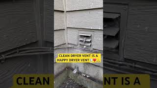 DRYER vent cleaning live upload youtubeshorts popularshorts video trending satisfying fire [upl. by Anilatac]