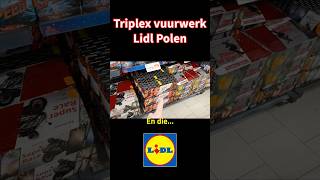 Triplex vuurwerk Lidl Polen 💥 lidlfajerwerki [upl. by Marie-Jeanne]