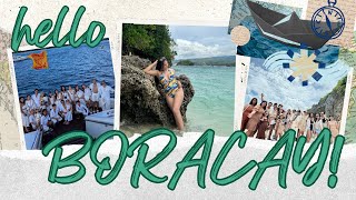 days in BORACAY 🏝️  Hotel Land Tour Island Hopping Water Sports Activities  Arlyssa Landig ✨ [upl. by Aivatan]