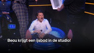 Beau krijgt een ijsbad in de studio  Beau [upl. by Severin]