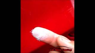 Car Nano Coating Anti Scratch Test SuperHydrophobic Nano Coating [upl. by Bugbee]