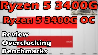 AMD Ryzen 5 3400G Review Overclocking Benchmarks [upl. by Ardnak]