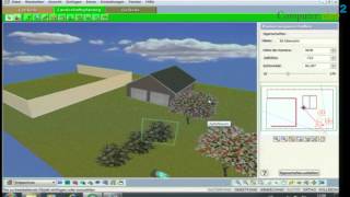 Franzis 3D Gartenplaner CAD System für Grünanlagen [upl. by Lal]