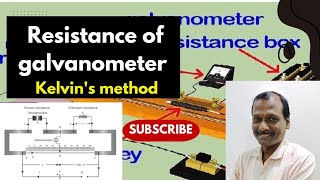 Resistance of Galvanometer Kelvins method Maharashtra board [upl. by Yong455]