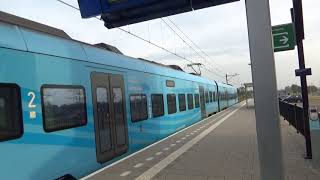 Protos 5033 Valleilijn EMU departing Barneveld Zuid  01112017 [upl. by Camella]