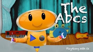 The Abc song video with BroBot Fun with nursery rhymes [upl. by Nitsreik]