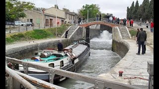 Scheepsreis van Groningen naar Zuid Frankrijk Canal du Midi [upl. by Alemat776]