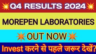 Morepen Lab Ltd share latest News Today Fundamental analysis Video [upl. by Meehyr]