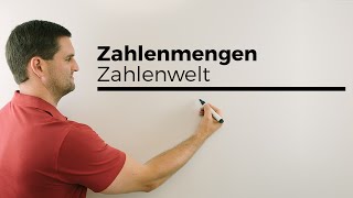 Zahlenmengen natürliche ganze rationale irrationale reelle Zahlen  Mathe by Daniel Jung [upl. by Nani]