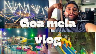 Goa me mela lag giya h mela goatourism goavlog blog youtuber travel neverendingtravellers [upl. by Aniarrol]