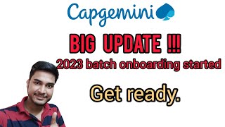 capgemini  2023batch onboarding  Joining Letters being rolled out tips for CIS [upl. by Catlin]